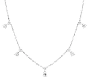 Roberto Coin Diamond By The Inch Necklace