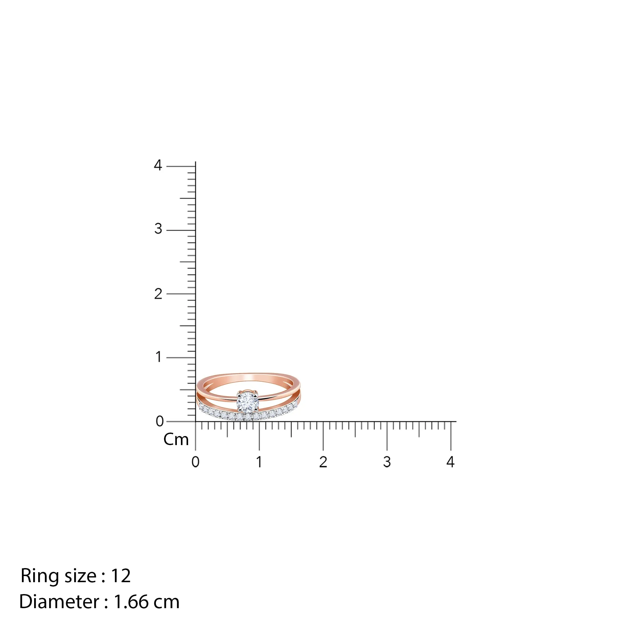 Rose Gold Begin Forever Solitaire Diamond Ring