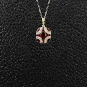Ruby & Diamond Pendant
