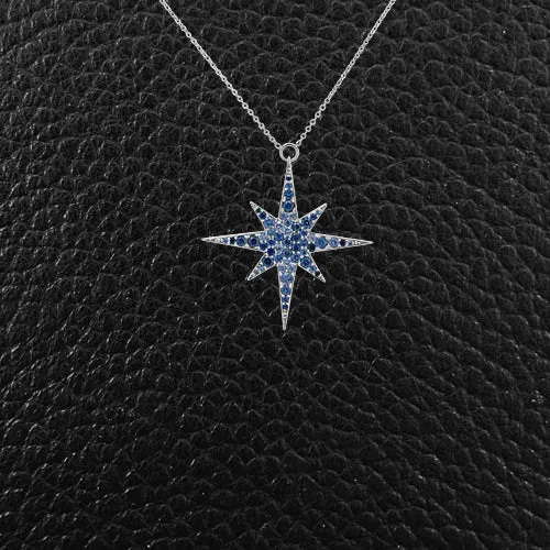 Sapphire Star Pendant