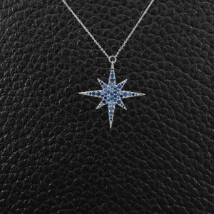 Sapphire Star Pendant