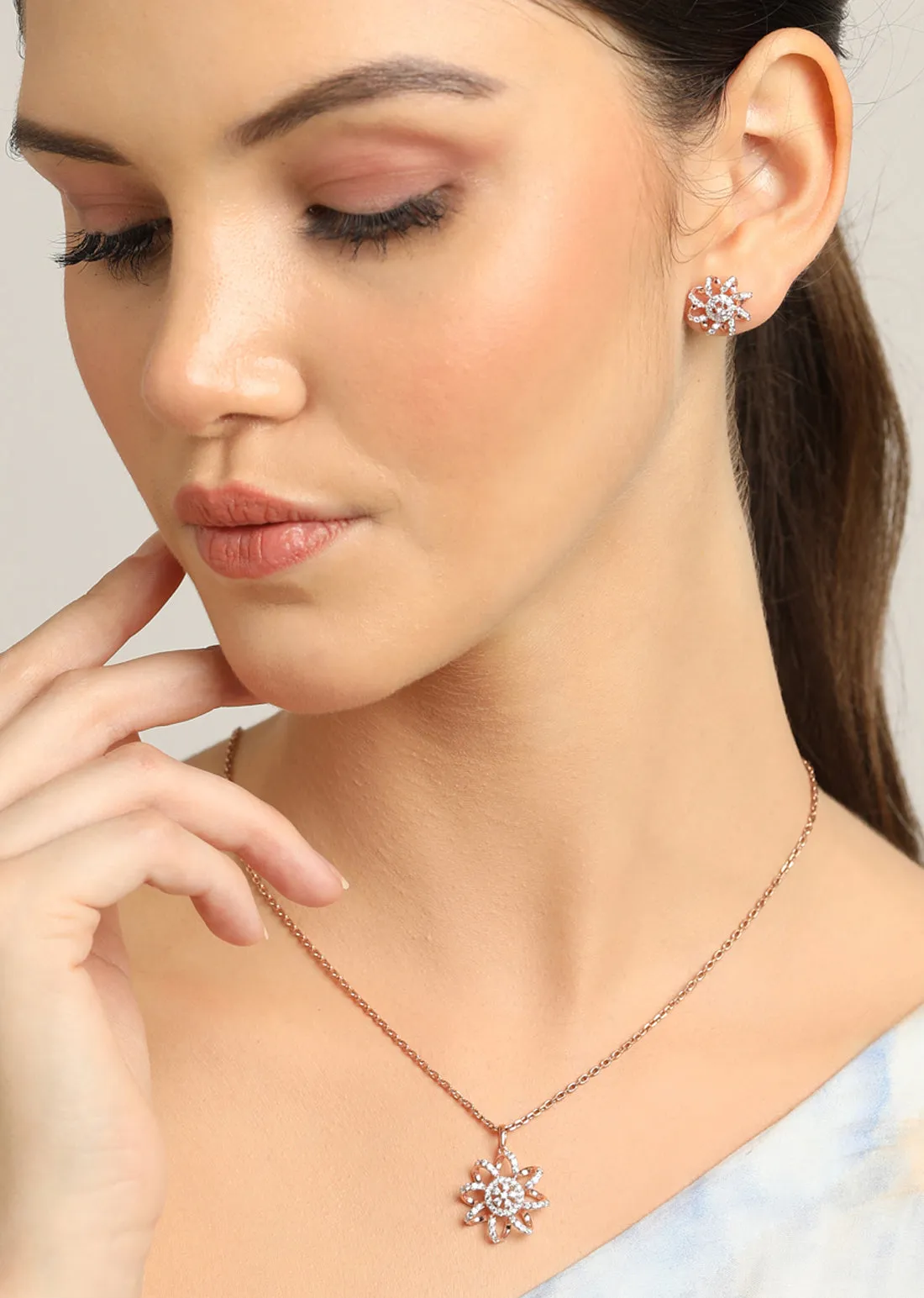 Silver Anna Jewellery Set