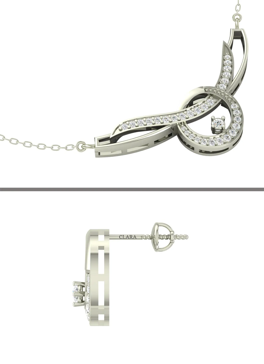 Silver Evie Jewellery Set
