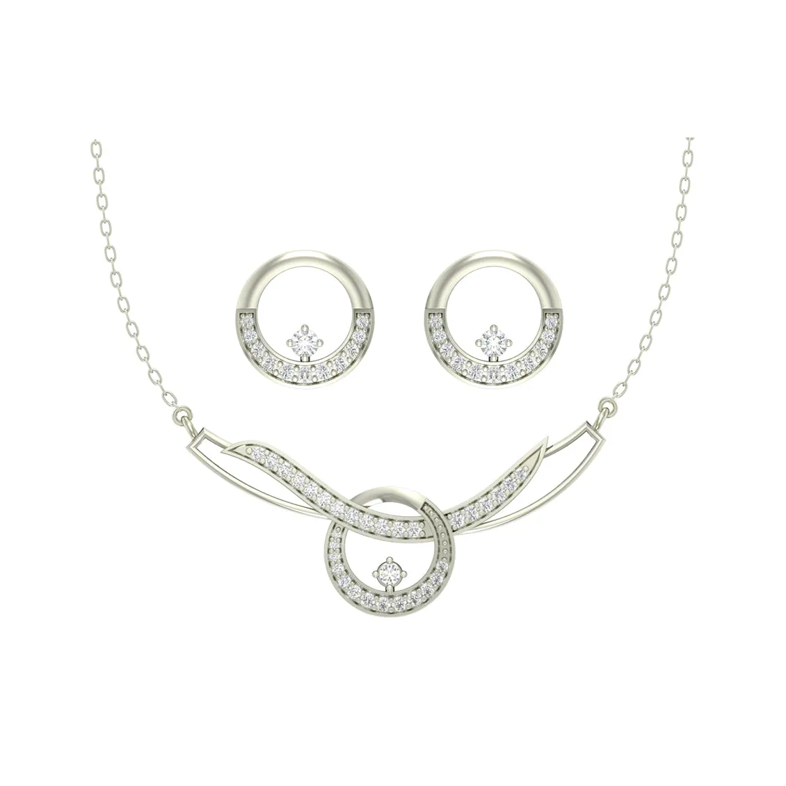 Silver Evie Jewellery Set