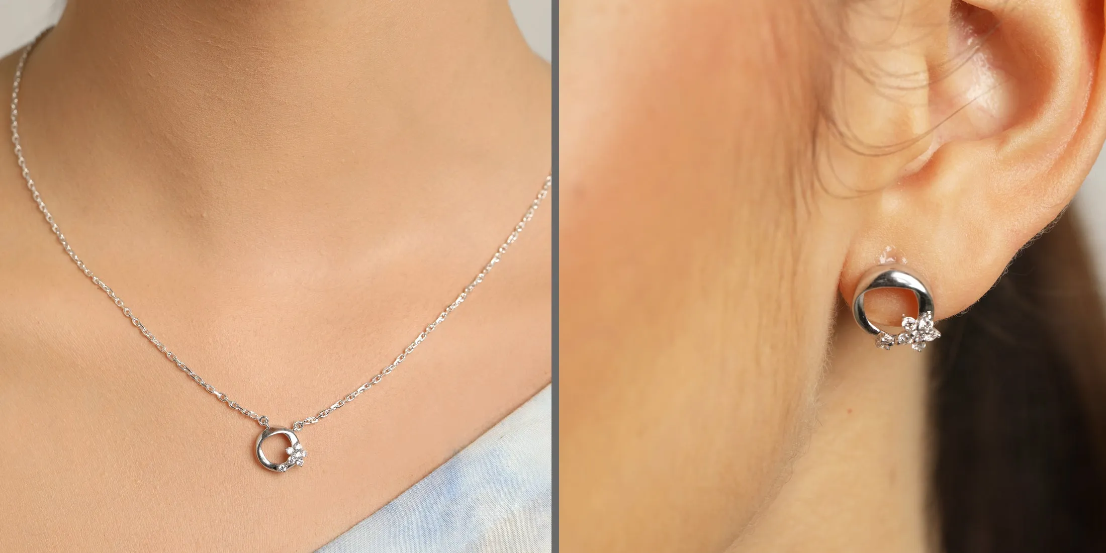 Silver Jules Jewellery Set