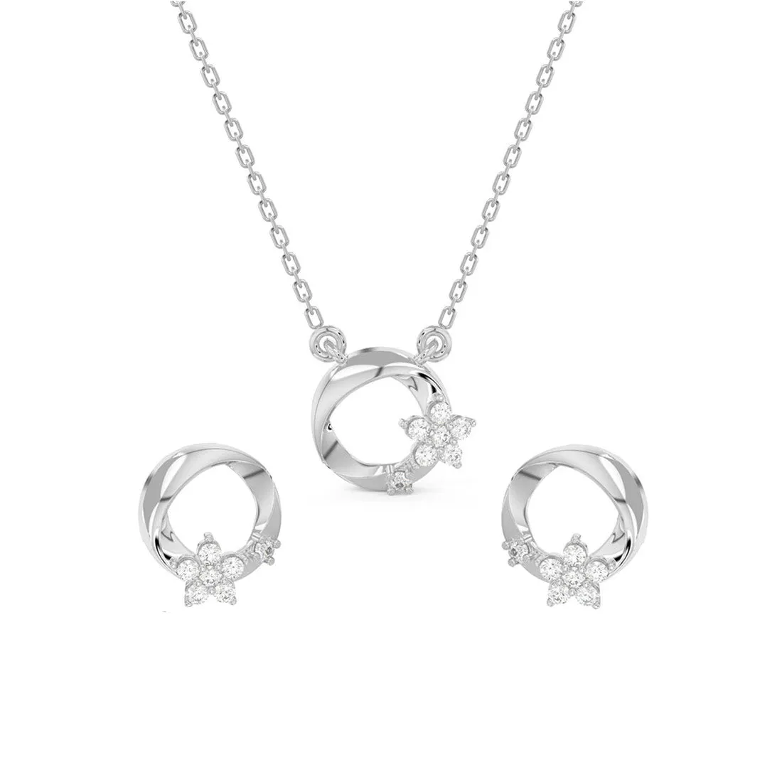 Silver Jules Jewellery Set