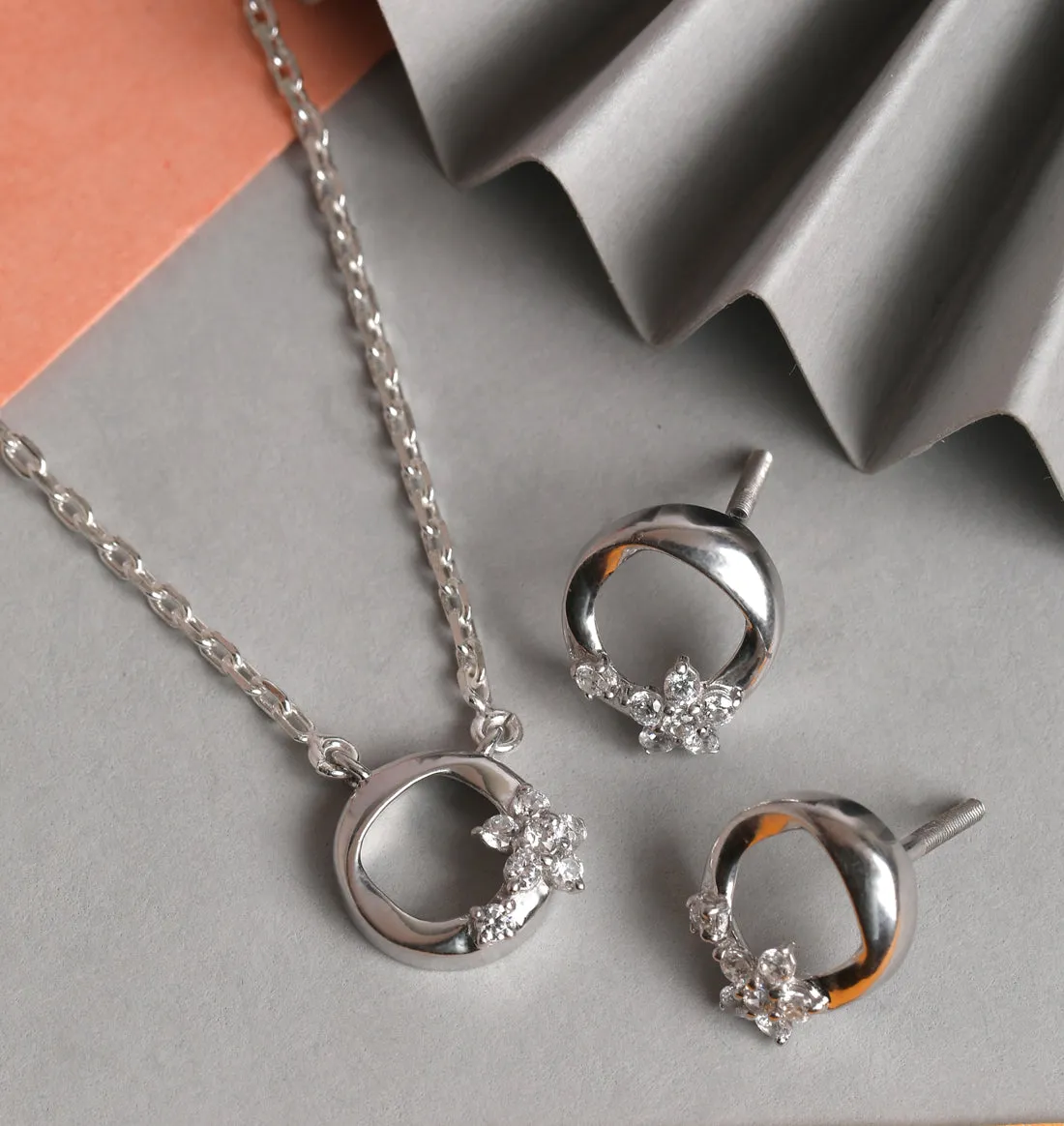 Silver Jules Jewellery Set