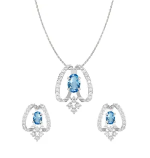 Silver Stella Jewellery Set