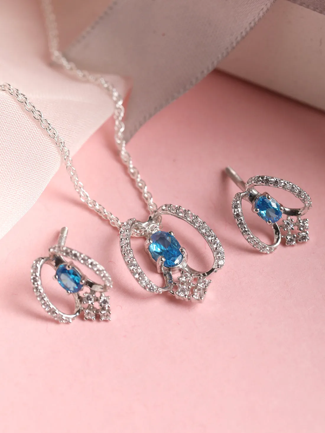 Silver Stella Jewellery Set