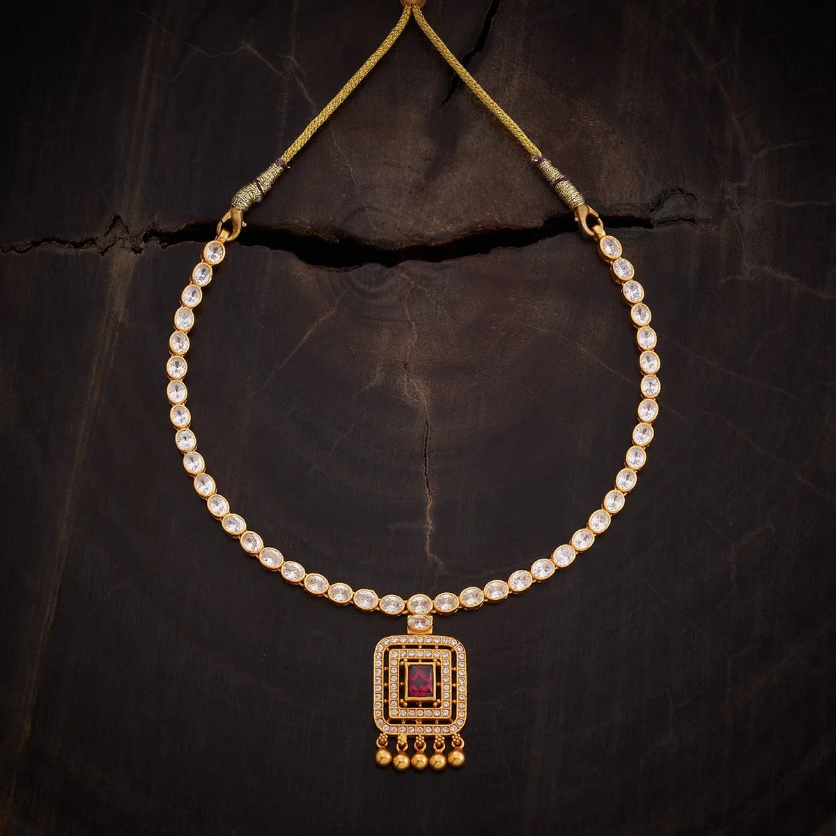 Silver Temple Necklace 163741