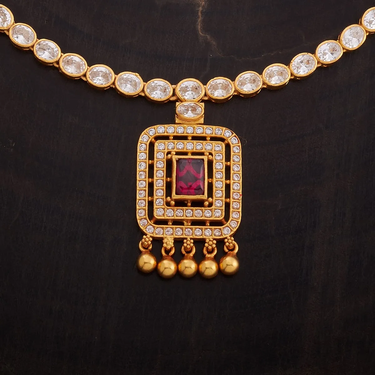 Silver Temple Necklace 163741