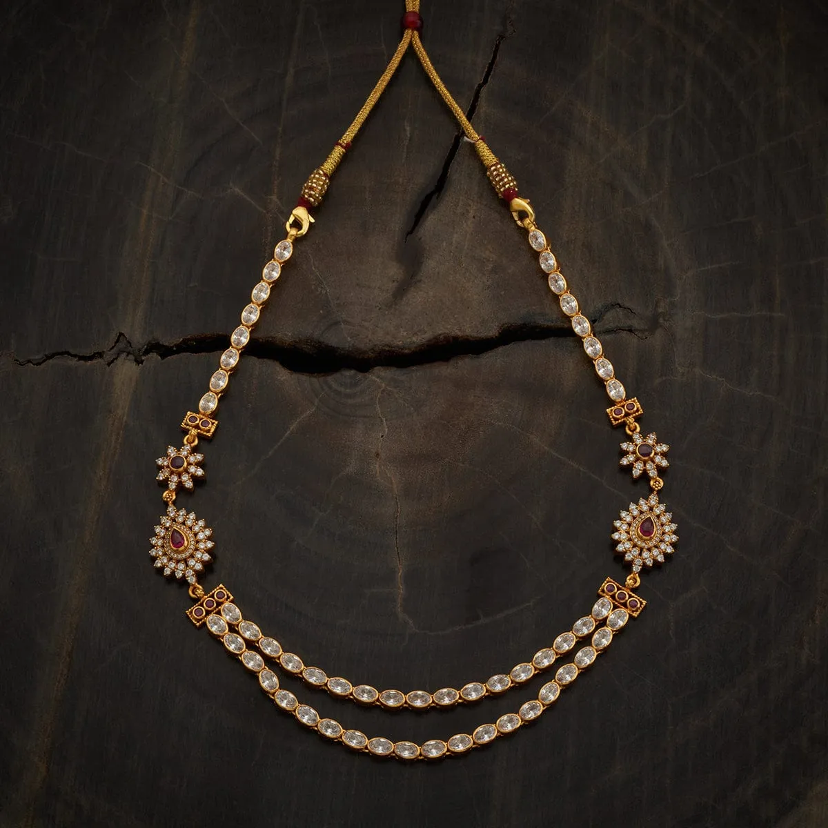 Silver Temple Necklace 166078