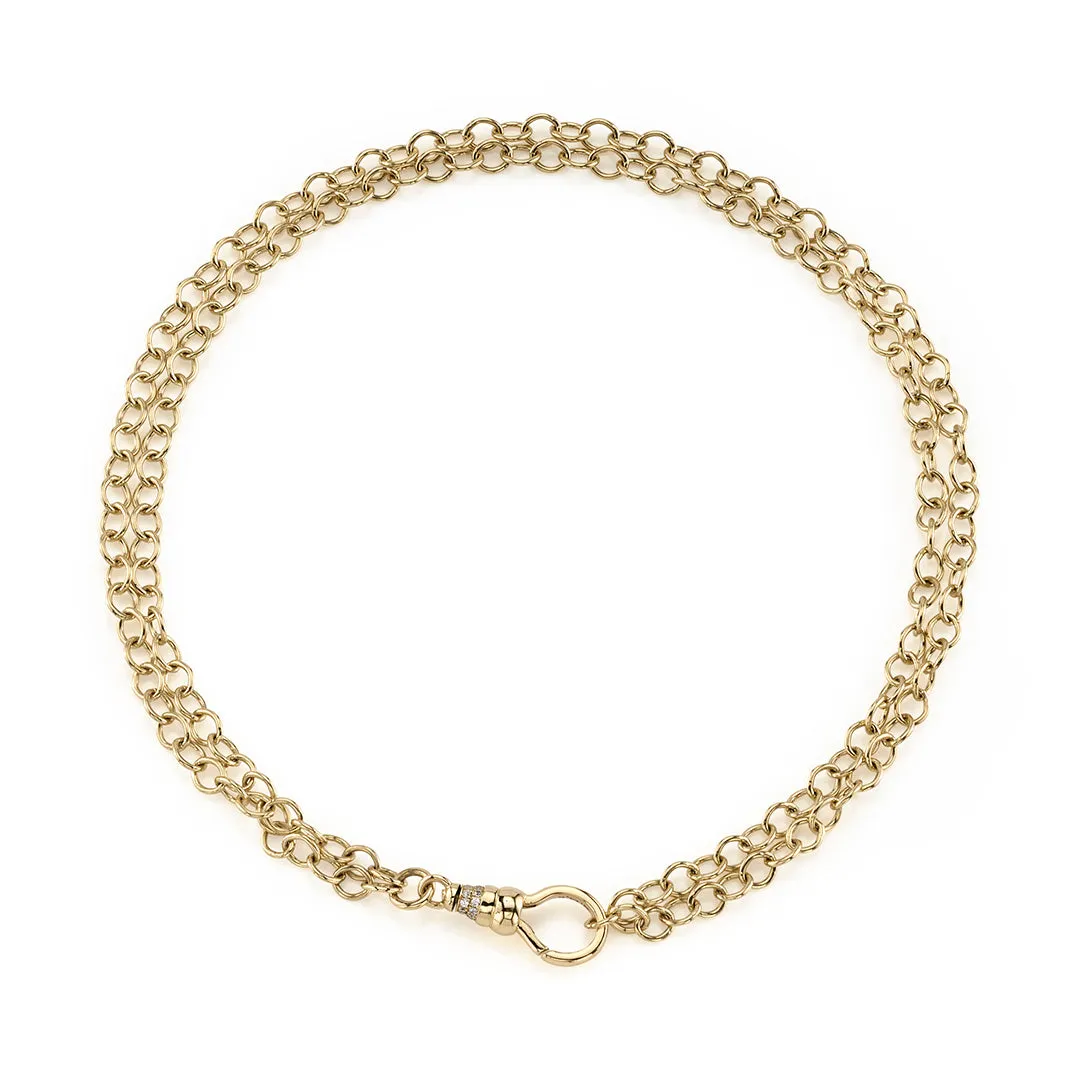 Single Stone Evren Chain Necklace