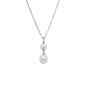 Sterling Silver Freshwater Pearl Rosie Necklace