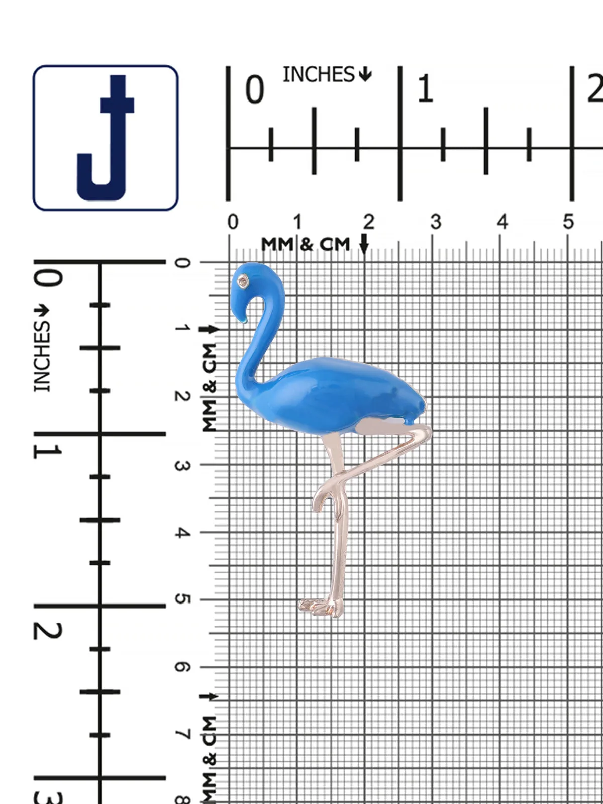 Stylish Flamingo Bird Unisex Brooch Pin