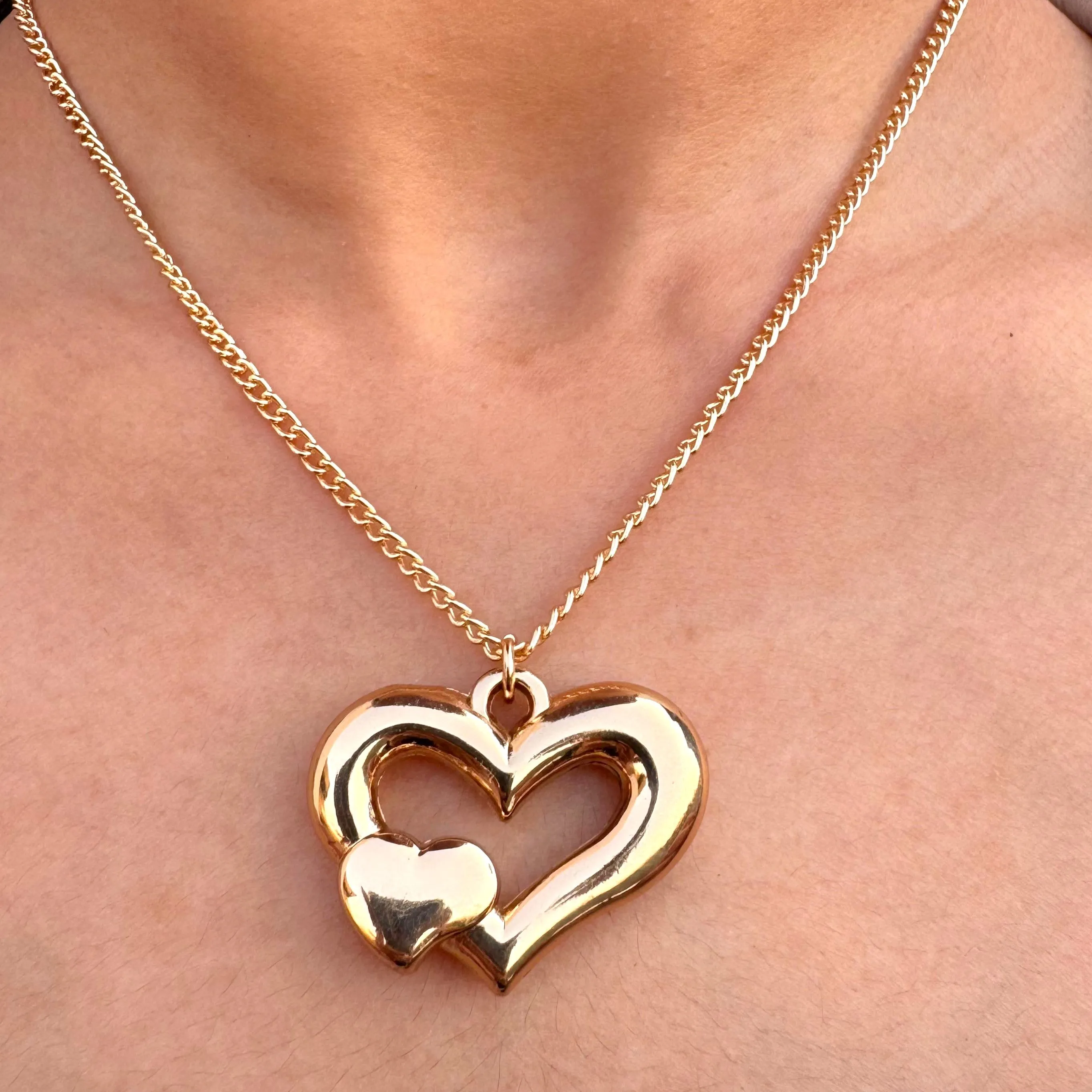 TFC You & Me Gold Plated Pendant Necklace