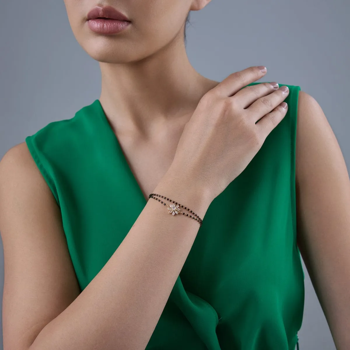 Trendy Mangalsutra Bracelet 184086