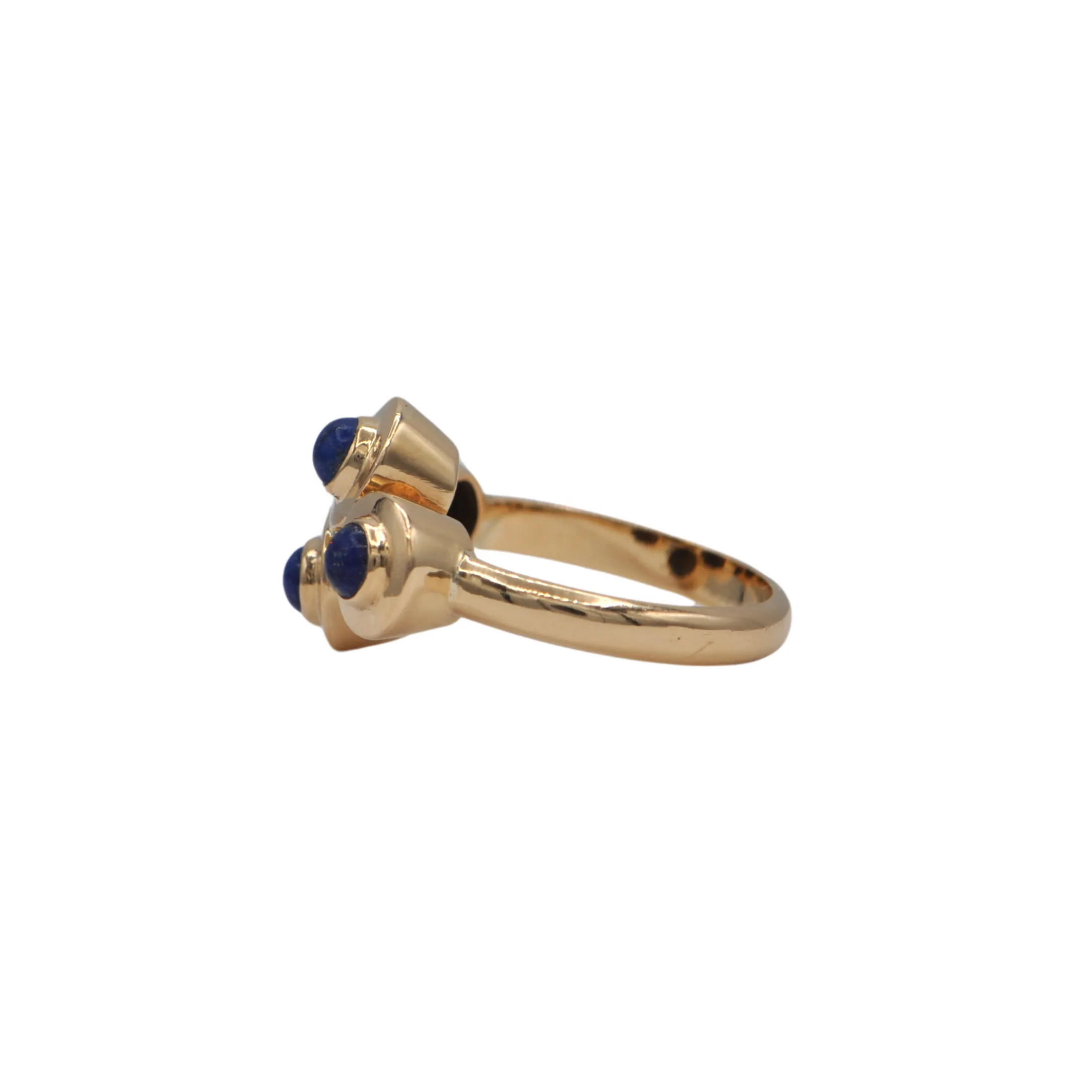 Vintage Lapis Lazuli 18k Gold Ring