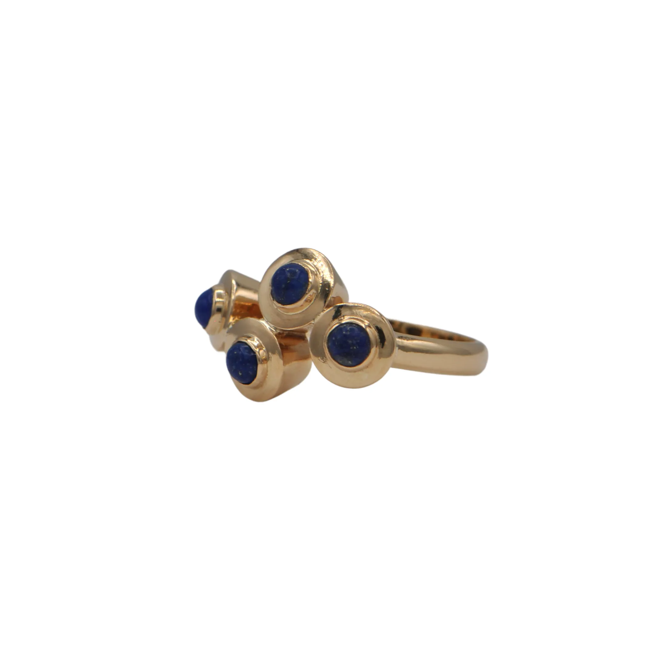 Vintage Lapis Lazuli 18k Gold Ring
