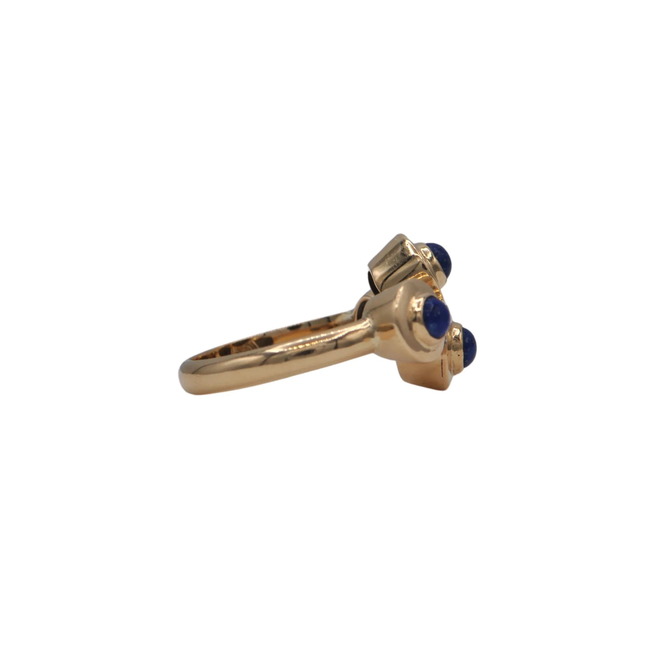 Vintage Lapis Lazuli 18k Gold Ring