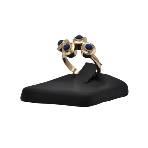 Vintage Lapis Lazuli 18k Gold Ring