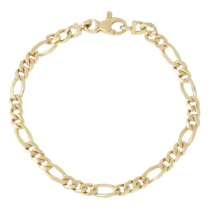 Wide Gold Figaro Bracelet