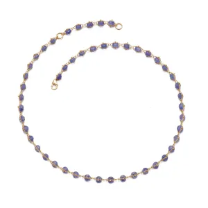 Woven Tanzanite Necklace
